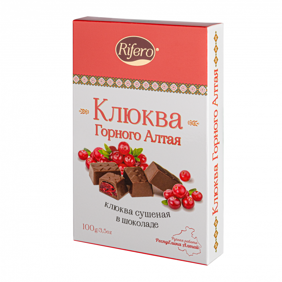  Риф и ко Конфеты "КЛЮКВА Горного Алтая" 100г         в Каменке