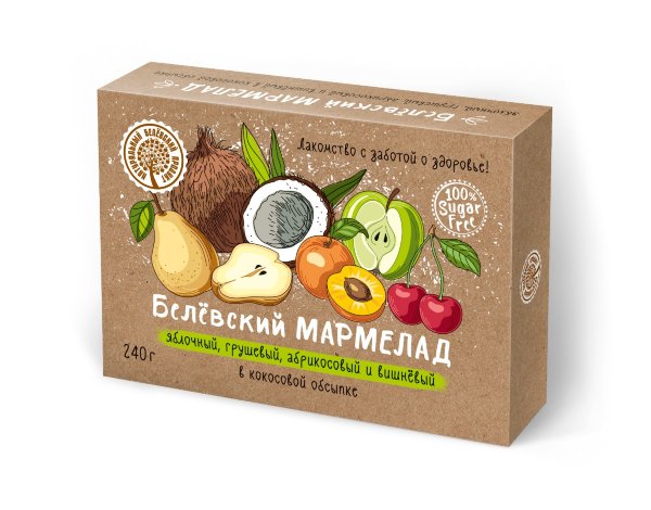 №2 Мармелад белевский на фруктозе 240г  в Каменке