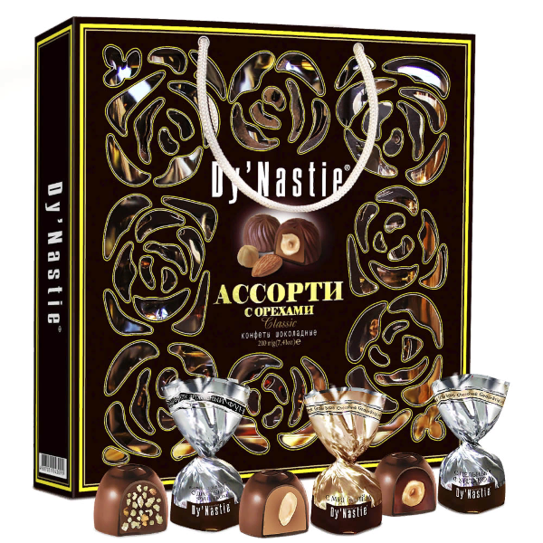 №3 Династия Сумка Конфеты "Классик", 210г      в Каменке